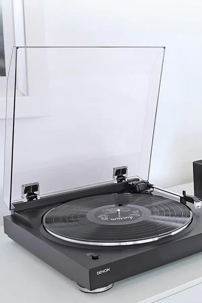 Denon Dp-29f Analog Record Turntable In Black At Urban Outfitters