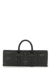 Dentro Grey Leather Otto Handbag