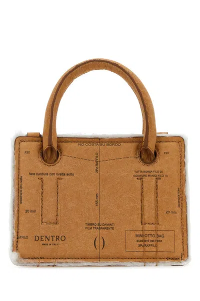 Dentro Brown Otto Paper Mini Satchel
