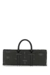 Dentro Grey Leather Otto Handbag