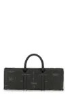 Dentro Grey Otto Paper Satchel In Black