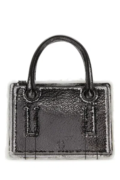 DENTRO LEAD LEATHER MINI OTTO HANDBAG