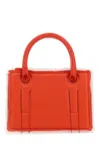 Dentro Mini Leather Handbag In Red