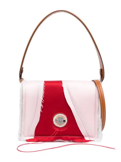 DENTRO MIRIM LEATHER SHOULDER BAG