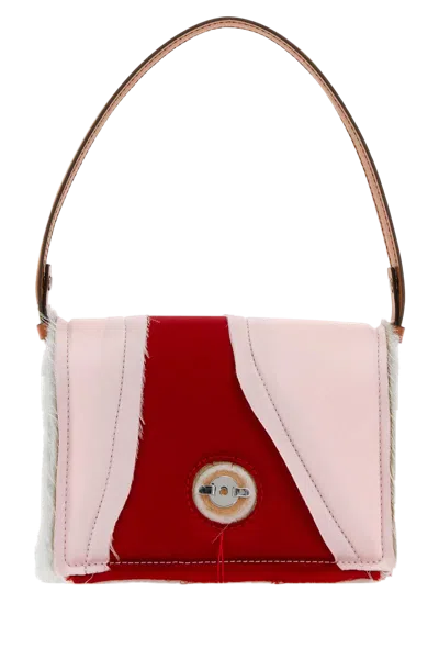 Dentro Mirim Shoulder Bag In Red