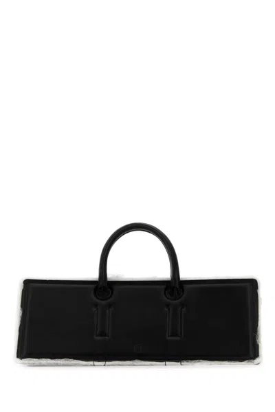 Dentro Otto Black Leather Handbag