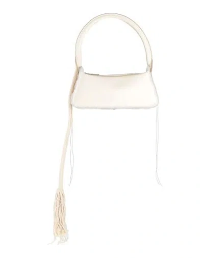 Dentro Woman Handbag Cream Size - Leather In White