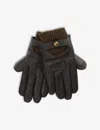Dents Buxton Touchscreen Leather Gloves In Brown/brown