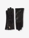 Dents Womens Black Felicity Leather Gloves