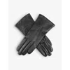Dents Womens Black Maisie Cashmere-lined Leather Gloves In Black