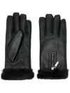 Dents Yasmin Leather Gloves In Schwarz