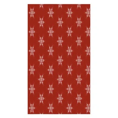 Deny Designs 4 Piece Cotton Placemat Set In White;red