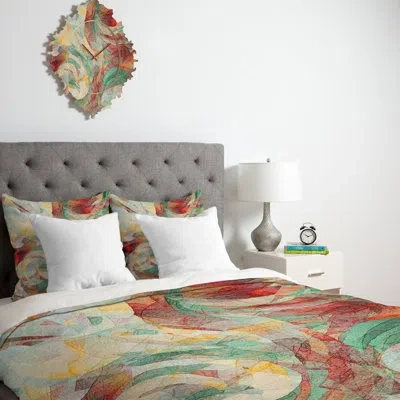 Deny Designs Abboud Duvet Cover In Multi-colored