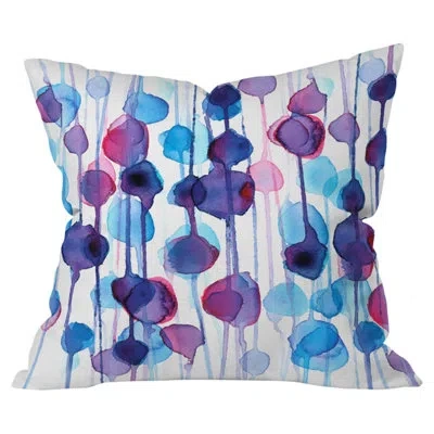 Deny Designs Abstract Watercolor Indoor/outdoor Throw Pillow