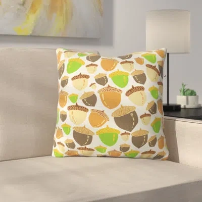 Deny Designs Acorns Throw Pillow