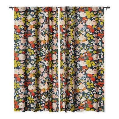 Deny Designs Alison Janssen Bright Tiny Blue 1pc Blackout Window Curtain Panel