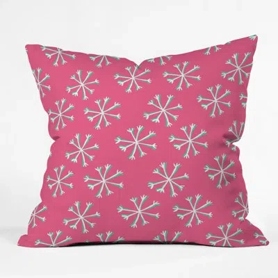 Deny Designs Allyson Johnson Snowy Season Indoor/outdoor Throw Pillow