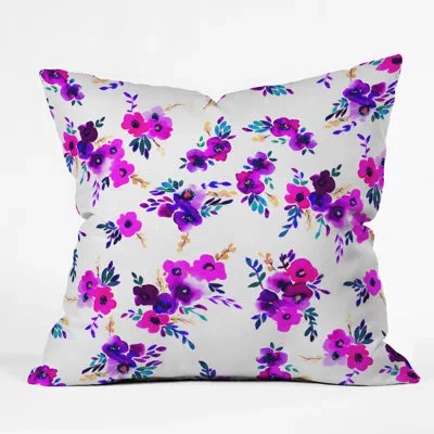 Deny Designs Amy Sia Ava Floral Throw Pillow