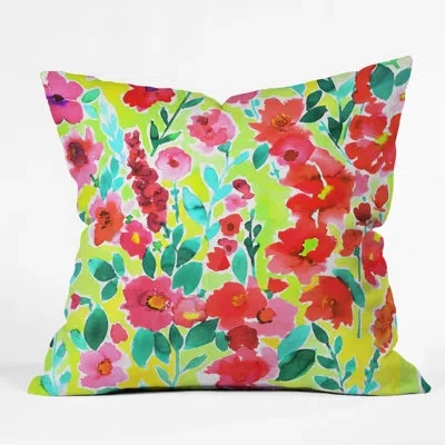 Deny Designs Amy Sia Isla Floral Throw Pillow