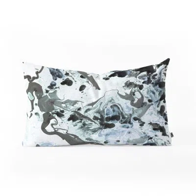Deny Designs Amy Sia Marbled Terrain Oblong Indoor/outdoor Lumbar Pillow