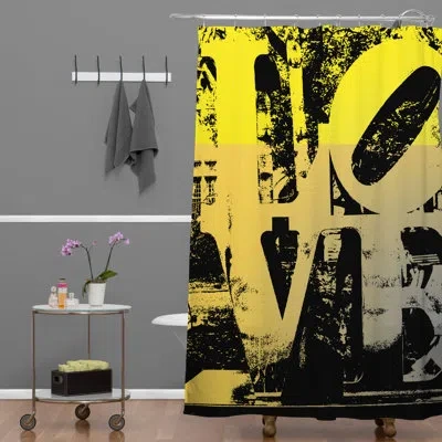 Deny Designs Amy Smith Philadelphia Love Single Shower Curtain