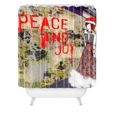 Deny Designs Amy Smith Urban Holiday Single Shower Curtain