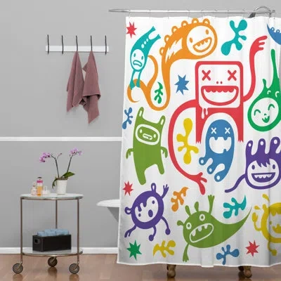 Deny Designs Andi Bird Misfits Single Shower Curtain