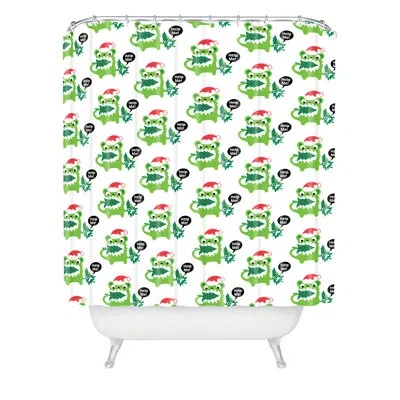 Deny Designs Andi Bird Modern Shower Curtain In Multi