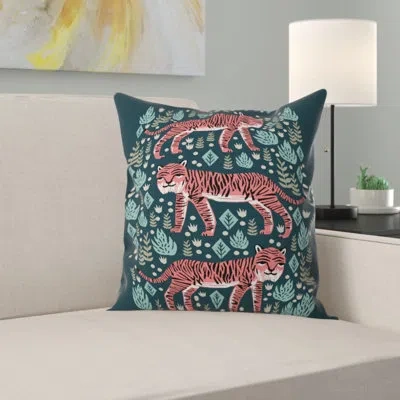 Deny Designs Andrea Lauren Safari Tiger Indoor/outdoor Throw Pillow