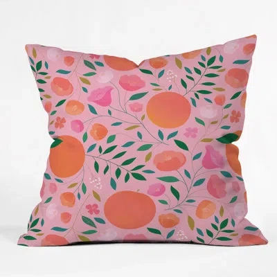 Deny Designs Apricots Indoor/outdoor Throw Pillow