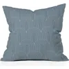 Deny Designs Arch Pattern Throw Pillow In Blue