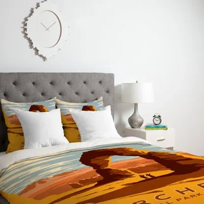 Deny Designs Arches Duvet Cover In Lightweight