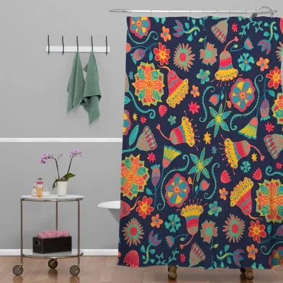 Deny Designs Arcturus Bloom 1 Single Shower Curtain
