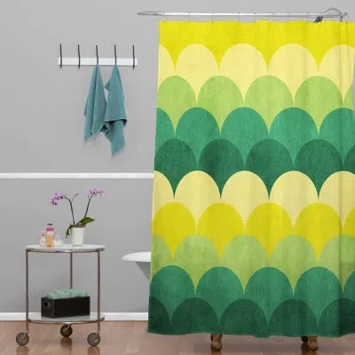 Deny Designs Arcturus Scales Single Shower Curtain