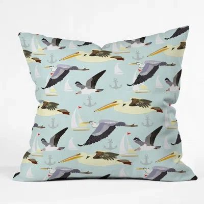 Deny Designs At The Shore Polyester Throw Pillow