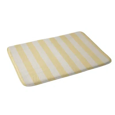 Deny Designs Avenie Modern Craft Spring Stripe I Memory Foam Bath Mat