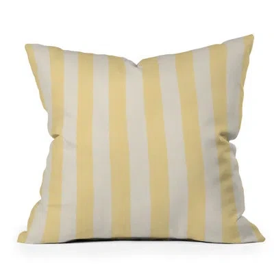 Deny Designs Avenie Modern Craft Spring Stripe I Throw Pillow