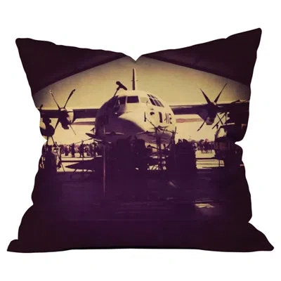 Deny Designs Ballack Art House Military Day Outdoor Throw Pillow