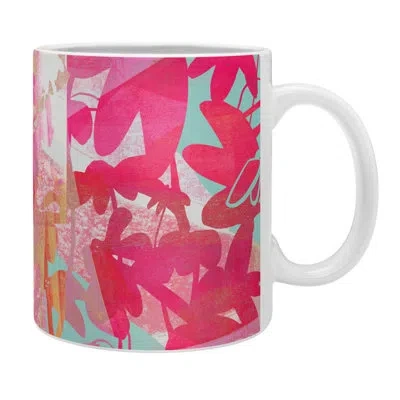 Deny Designs Barbara Chotiner Florals Coffee Mug In Pink