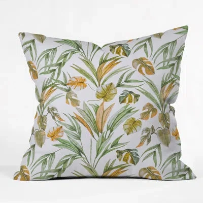 Deny Designs Barragan Camarasa Sweet Tropical Botany Indoor/outdoor Throw Pillow