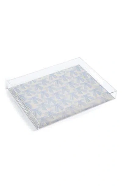 Deny Designs Bauble Acrylic Tray In Gray