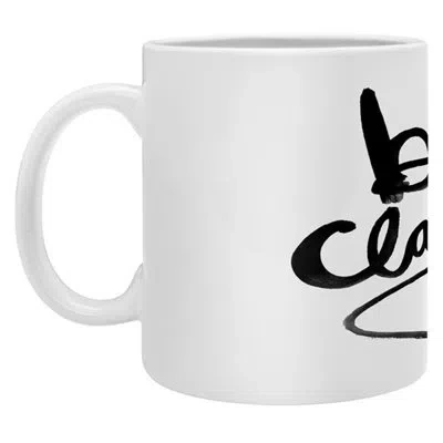 Deny Designs Be Classy Mug In Black;white