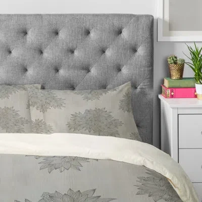 Deny Designs Beach Day Pillow Case In Cream