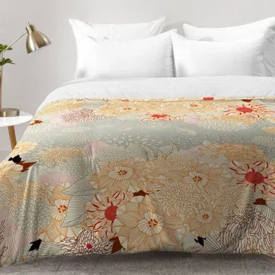 Deny Designs Beige Microfiber Farmhouse Comforter Set