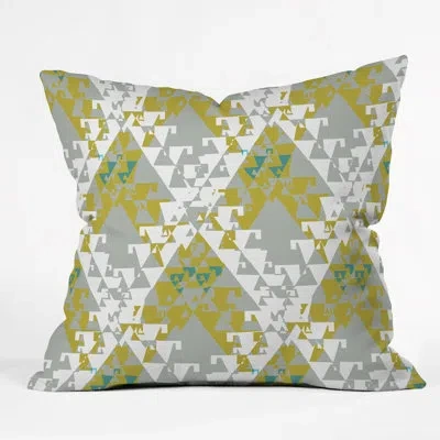 Deny Designs Bel Lefosse Design Geoethnic Outdoor Throw Pillow