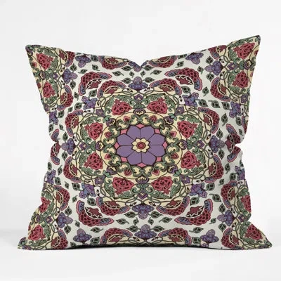 Deny Designs Belle Deco Floral Indoor/outdoor Throw Pillow