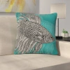 Deny Designs Beta Fish Throw Pillow