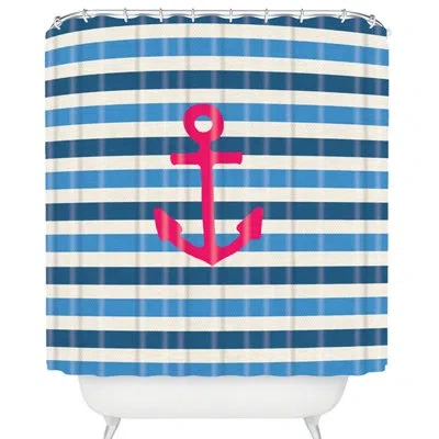 Deny Designs Bianca Green Stay 1 Shower Curtain Single + Hooks