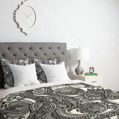 Deny Designs Bird Duvet Cover In Lightweight