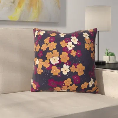 Deny Designs Blooms Of Mini Pansies Throw Pillow